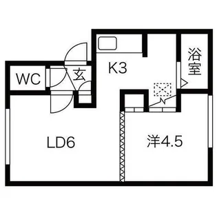 ドリームハイツB棟【203号室】の間取り