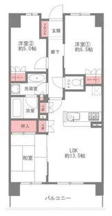 大阪府大阪市淀川区十八条1丁目【マンション】の間取り