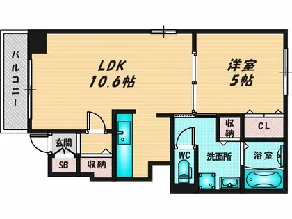 シャルムさくらⅢ【1階】の間取り