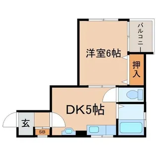 兵庫県尼崎市潮江2丁目【マンション】の間取り