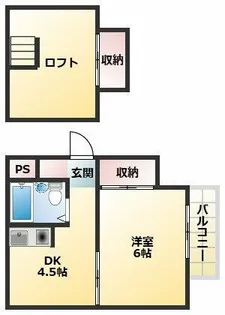オリタマンション【5階】の間取り
