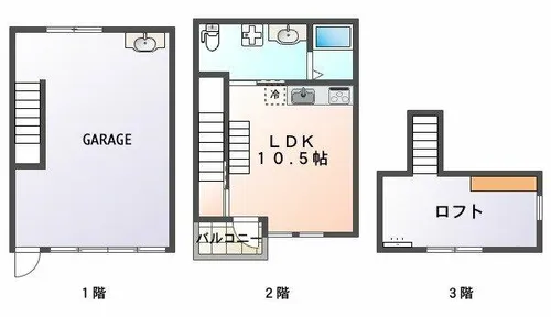 R-style明石公園【1階】の間取り