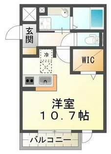 パルスミノール【2階】の間取り