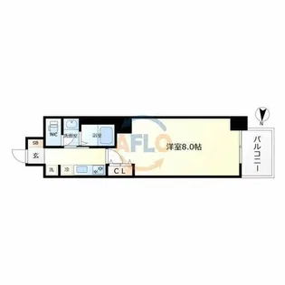 エル海老江【5階】の間取り