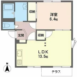 加東市社(ハイツカンファーツリー)【202号室】の間取り