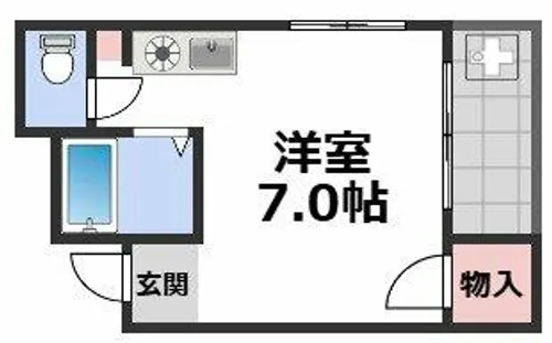 オリエントハイツ【4階】の間取り