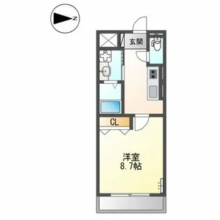 フルハウス黒田Ⅱ【1階】の間取り