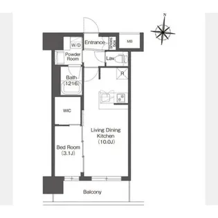 大阪府大阪市淀川区西宮原2丁目【マンション】の間取り