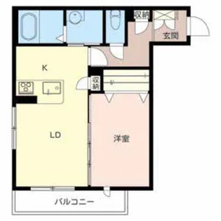 エグレット姫路Ⅲ【0202号室】の間取り