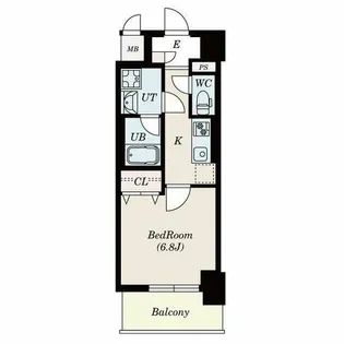 ル ディアマン【6階】の間取り