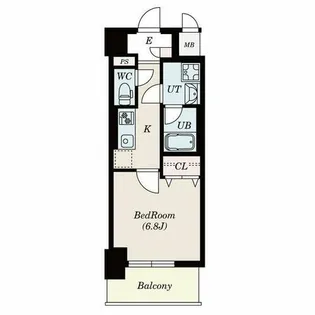 ル ディアマン【12階】の間取り