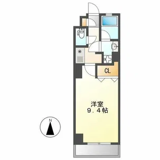 コンフォ清水【4階】の間取り