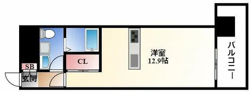 Gramercy Shirakawa Koen【6階】の間取り