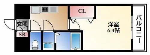 プレサンスTHE新栄【5階】の間取り