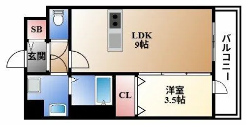 プレサンス葵デュリス【11階】の間取り