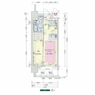 プレサンス大須観音駅前【11階】の間取り