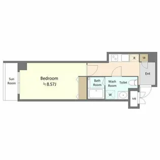 クラシタイヤー丸の内【6階】の間取り