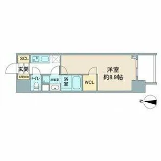 スリーアイランドタワー久屋大通【1階】の間取り