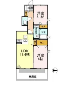 福岡県福岡市南区井尻4丁目【アパート】の間取り