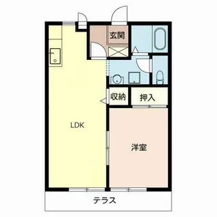 メゾン・リバーⅡ【0102号室】の間取り