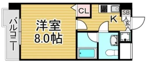 福岡県福岡市南区大橋1丁目【マンション】の間取り