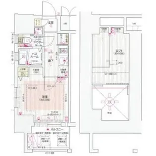 エステムコート神戸県庁前Ⅳグランディオ【2階】の間取り
