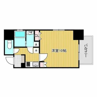 大阪府大阪市中央区平野町1丁目【マンション】の間取り