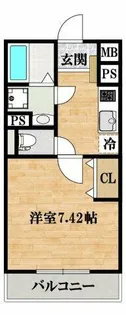 EXハイツ河合【302号室】の間取り
