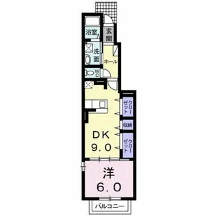 クラールⅡ【1階】の間取り