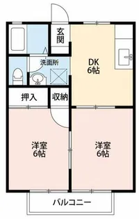 HKガーデンA棟【103号室】の間取り