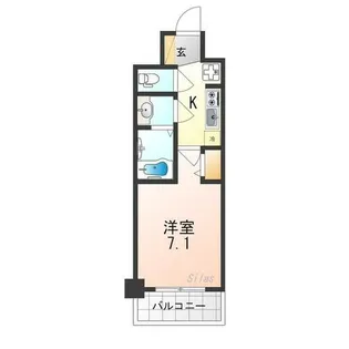 プレデコート西京極【5階】の間取り