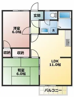 LUMINA藤島【1階】の間取り