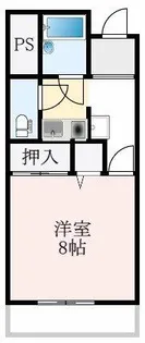 大阪府大阪狭山市半田2丁目【マンション】の間取り