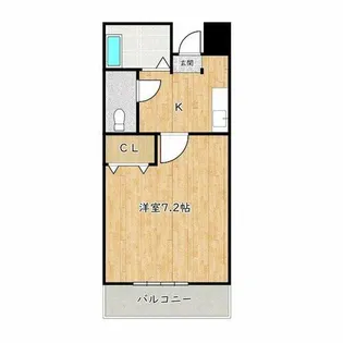 大阪府河内長野市南貴望ケ丘【アパート】の間取り