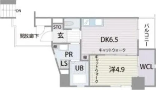マリアヴィラ高宮【8階】の間取り