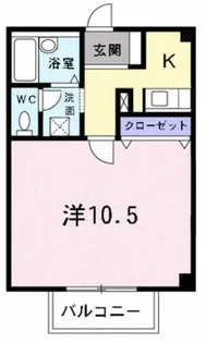 クロー・エイテルパーチ【2階】の間取り