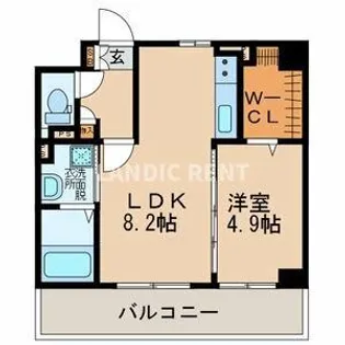 セントヴィラ大濠Ⅱ【3階】の間取り