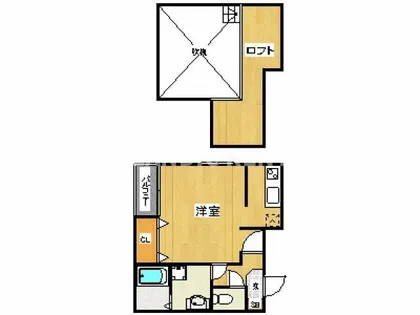 コンフォートベネフィス次郎丸駅前2【2階】の間取り