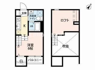 PREMIAGE箱崎宮【2階】の間取り