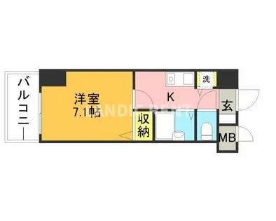 インヘリッツ田原【5階】の間取り