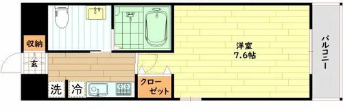 ガゼルコーヴ高倉【3階】の間取り