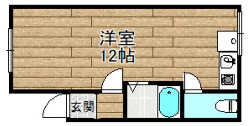 並河マンション【208号室】の間取り