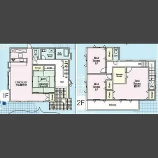 愛知県豊橋市野依台1丁目【一戸建】の間取り