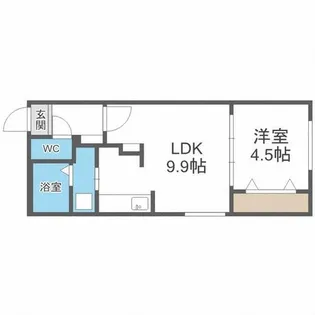 Cherisis元町【4階】の間取り