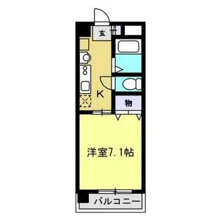カーサエスぺランサⅡ【4B号室】の間取り
