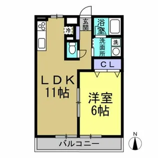 μ’s style(ミューズスタイル)【1階】の間取り