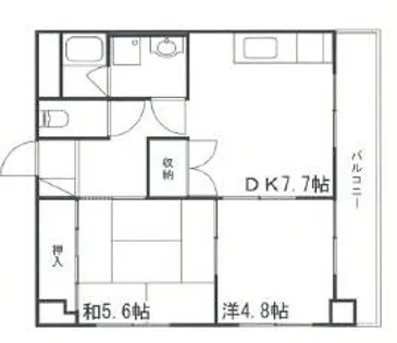 マジェスティコート東雲町【5階】の間取り