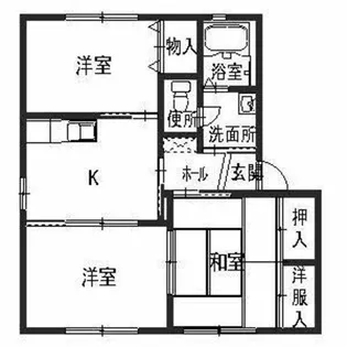 リトルフォレストやまぶき【102号室】の間取り