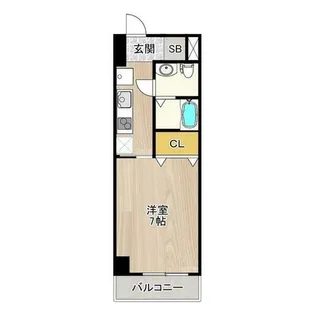 CITYSPIRE新神戸【10階】の間取り