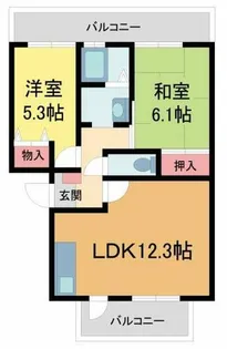 キフエ・ヒミトSA【205号室】の間取り